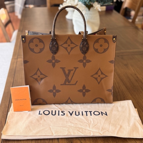 Louis Vuitton OnTheGo GM Monogram Reverse Tote - Picture 1 of 6